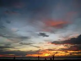 Image 51A view from Tinaga beach in Tinaga at sunset (from List of islands of the Philippines)