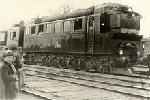 Image 55World's first useful diesel locomotive (a diesel-electric locomotive) for long distances SŽD Eel2, 1924 in Kyiv (from Locomotive)
