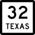 State Highway 32 marker