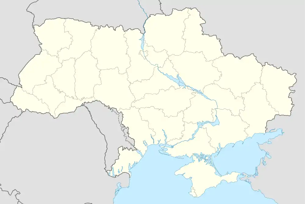 2013–14 Ukrainian First League is located in Ukraine