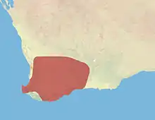 Map of range