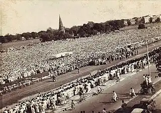 The Ramna Racecourse Ground and the temple (1963)