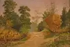Autumn Landscape, South Main Street, Road to Kramers, c.1877-8