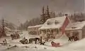 The Blacksmith's Shop', oil on canvas, 22 x 36 in, 1871, Art Gallery of Ontario