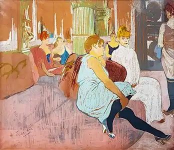 Salon de la rue des Moulins (1894)