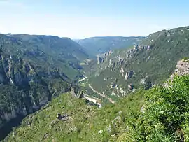 The Point Sublime of the Gorges du Tarn, located on the territory of the commune