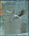 Man and Woman (Kindnap), 1982, Oil on canvas, 80 x 66 cm.