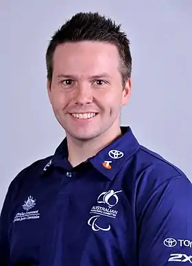 Image 24Jeremy DoylePhoto: Sport the LibraryJeremy Doyle (1983–2011) was an Australian wheelchair basketball player. Left paraplegic after a car accident, he was classified as a 1 point player. While representing his country Doyle won two gold medals, first at the 2009 Paralympic World Cup and again at the 2010 Wheelchair Basketball World Championship.More selected pictures