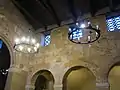 Interior with mural paintings