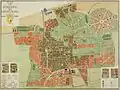 The Hague, masterplan 1908 by Berlage with housing estate Bomenbuurt
