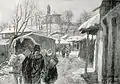 In a Romanian village, 1916-1917