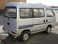 Rear of 1994 Honda Street G 4WD (second facelift), showing the taillights shared with the Honda Today