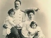 Image 1919th century Georgian noble family: General Solomon Makashvili and family around 1900 (from History of Georgia (country))