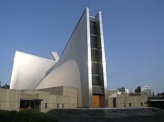One quadrant of the Tokyo Cathedral, 2 July 2003