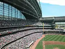 Image 24American Family Field is the home stadium of Major League Baseball's Milwaukee Brewers. (from Wisconsin)