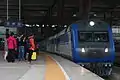 DF11G 0031&0032 with Z4021 enters into Suzhou Station.