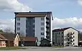 apartment buildings in the center of Orkelljunga