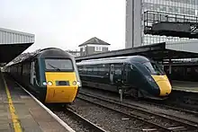 Image 83Inter-city trains at Plymouth station, operated by Great Western Railway (from Plymouth)