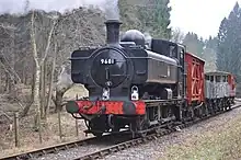 9681 hauling goods into Parkend.