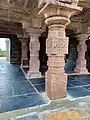 The mandapam of the largest temple