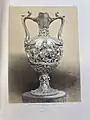 A Silver Vase by Rudolf , Paris