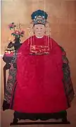 A noblewomen's yuanlingpao, Ming dynasty