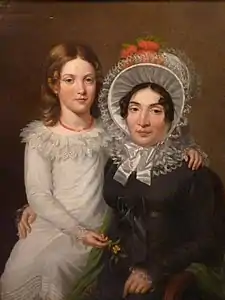 A Mother and Her Daughter, (1818)