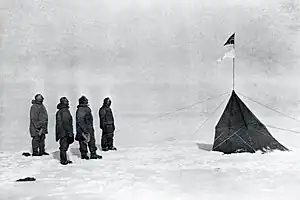 Amundsen's party at the South Pole, December 1911