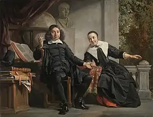 Portrait of Abraham Casteleyn and his Wife, Margaretha van Bancken, by Jan de Bray, 1663