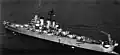 Aft view of Roanoke underway, circa in 1949