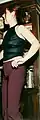 Image 85Woman wearing cropped top and bell-bottomed pants, 1997. (from 1990s in fashion)