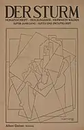 Albert Gleizes, untitled, drawing (zeichnung), published in the cover of Der Sturm, 5 June 1920