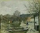 The Flood at Port Marly (1876), Fitzwilliam Museum