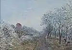 Le Givre à Veneux, 1880, University of Michigan Museum of Art