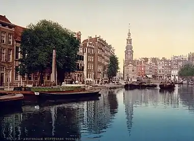 Image 54Singel (c. 1895) in Amsterdam, Netherlands (from Portal:Architecture/Townscape images)