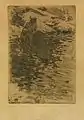 With her child, 1890 etching, 12.5 cm × 8.7 cm (4.9 in × 3.4 in)