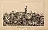 The Architect's sketch published in 1869.