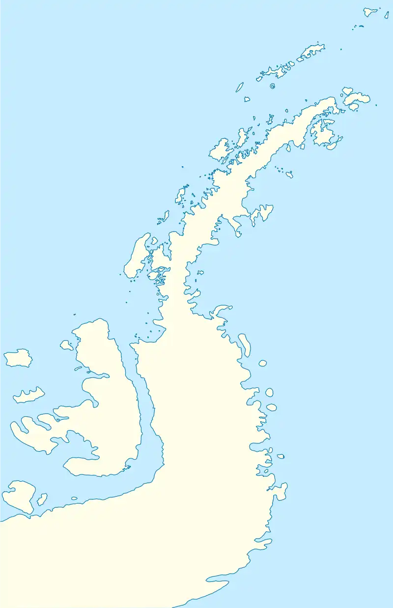 Cape Agassiz is located in Antarctic Peninsula
