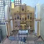The original sanctuary of the church prior to bombing in 1945