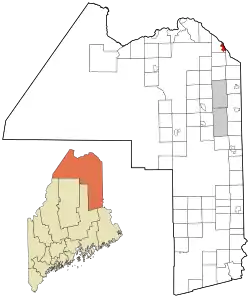 Location of Van Buren, Maine