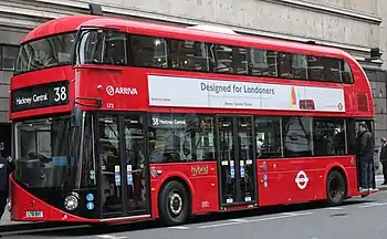 Image 49The New Routemaster built by Wrightbus has three entrances, two staircases and is designed to be reminiscent of the Routemaster.