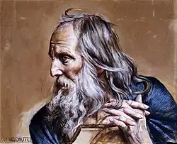 The philosopher or Saint Paul, 1917