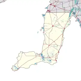 St Vincent Highway is located in Yorke Peninsula Council