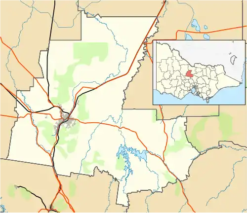Ravenswood is located in City of Bendigo