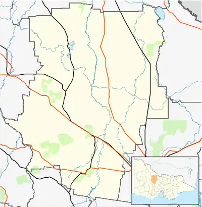 Yarraberb is located in Shire of Loddon