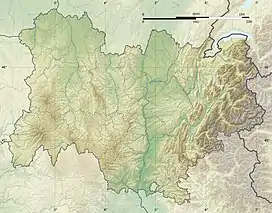 Sevron is located in Auvergne-Rhône-Alpes