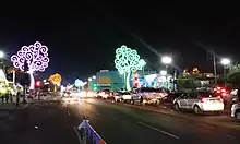 Image 7Trees of Life at night on Avenida Bolívar, Managua, 2016