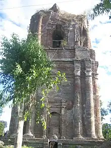 Image 4A leaning belfry of St. Andrew Church, in Bacarra town, province of Ilocos Norte