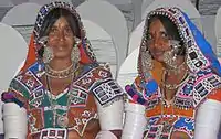 Banjara Lamadi or Lambani women in traditional dress Andhra Pradesh