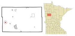 Location of Lake Park, Minnesota